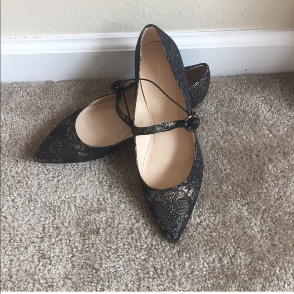 Marc Fisher Shoes - Marc Fisher gold and black flats Marc Fisher Shoes - Marc Fisher gold and black flats